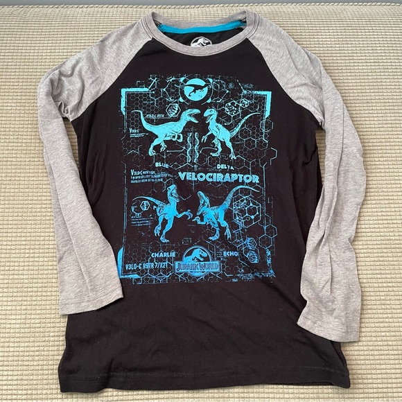 jurassic world Shirts & Tops Jurassic World Velociraptor Long Sleeve Tee Shirt Poshmark